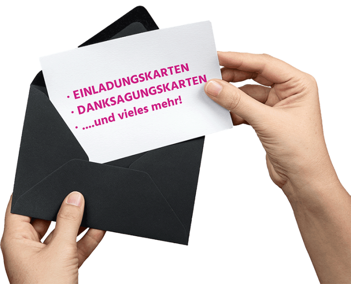 Einladungskarten, Hochzeitseinladungskarten drucken in Moenchengladbach Copy Service